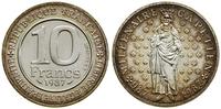 Francja, 10 franków, 1987