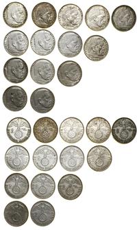 Niemcy, zestaw: 14 x 2 marki, 1937–1939