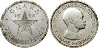 Ghana, 10 szylingów, 1958