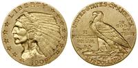 2 1/2 dolara  Filadelfia, 1909, typ Indian head,