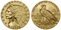 2 1/2 dolara  Filadelfia, 1928, typ Indian head,