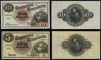 Szwecja, zestaw: 5 koron 1949 i 10 koron 1939