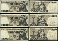 3 x 2.000 złotych 1.06.1979, serie AH, AK, AL, r