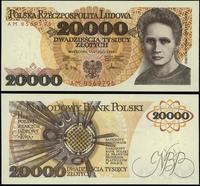 20.000 złotych 1.02.1989, seria AM, numeracja 85