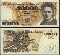 20.000 złotych 1.02.1989, seria AM, numeracja 62