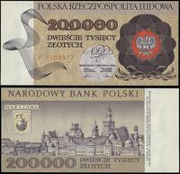 200.000 złotych 1.12.1989, seria P, numeracja 01