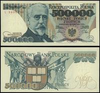 500.000 złotych 20.04.1990, seria L, numeracja 3