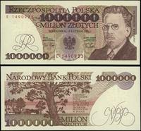 1.000.000 złotych 15.02.1991, seria E, numeracja