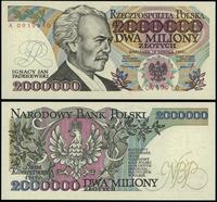 2.000.000 złotych 14.08.1992, seria A, numeracja