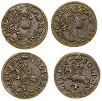 Polska, lot 2 x szeląg miedziany, 1660, 1661