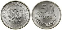 50 groszy 1965, Warszawa, aluminium, wyśmienite,