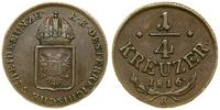 1/4 krajcara 1816 B, Kremnica, Herinek 1135