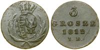 3 grosze 1812 IB, Warszawa, odmiana z gałązkami 