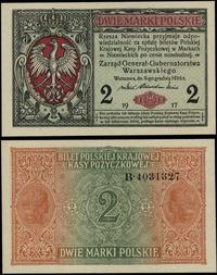 2 marki polskie 9.12.1916, Generał, seria B, num