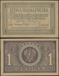 1 marka polska 17.05.1919, seria IAE, numeracja 