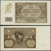 10 złotych 1.03.1940, seria J, numeracja 5456724