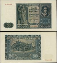 50 złotych 1.08.1941, seria E, numeracja 5119968