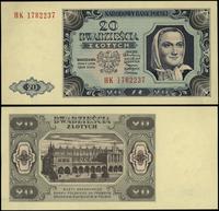 20 złotych 1.07.1948, seria HK, numeracja 178223