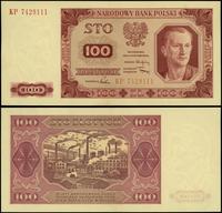 100 złotych 1.07.1948, seria KP, numeracja 74291