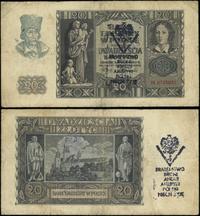 20 złotych 1.03.1940, seria H, numeracja 5725831