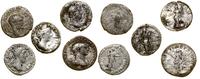 zestaw 5 x denar, Rzym, Trajan / Hadrian / Kommo