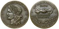 Francja, medal z okazji pierwszej rocznicy uchwalenia III Republiki, 1871