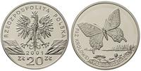 20 złotych 2001, Paź Królowej, moneta w kapslu, 