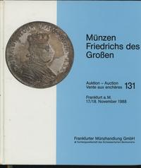 literatura numizmatyczna, Frankfurter Munzhandlung GmbH, Auktion 131. Münzen Friedrichs des Groẞen, ..