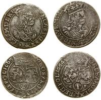 Polska, zestaw 2 x szóstak, 1664 AT, 1665 AT