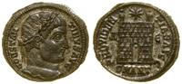 follis (327–328), Antiochia, Aw: Popiersie władc