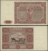 100 złotych 15.07.1947, seria E, numeracja 31688