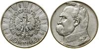 10 złotych 1939, Warszawa, Józef Piłsudski, Parc