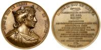 Francja, medal z serii władcy Francji – Ludwik II Jąkała, 1839