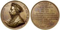 Francja, medal z serii władcy Francji – Franciszek II, 1836