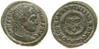 follis (322–325), Ticinum, Aw: Popiersie cesarza