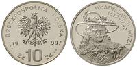 10 złotych 1999, Władysław IV Waza - popiersie, 