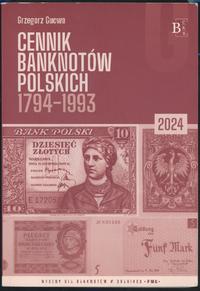 wydawnictwa polskie, Gucwa Grzegorz – Cennik banknotów polskich 1794–1993, Kraków 2023, wydanie..