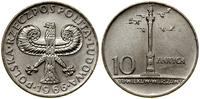 10 złotych 1966, Warszawa, Kolumna Zygmunta – ma