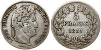 Francja, 5 franków, 1837 A