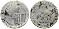 5 marek 1943, Łódź, magnez, 0.97 g, moneta umyta