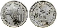 5 marek 1943, Łódź, magnez, 0.99 g, moneta umyta