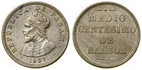 1/2 centesimo 1907, medio centesimo de balboa, m