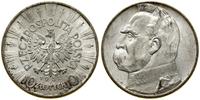 10 złotych 1937, Warszawa, Józef Piłsudski, bard