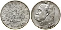 10 złotych 1936, Warszawa, Józef Piłsudski, Parc