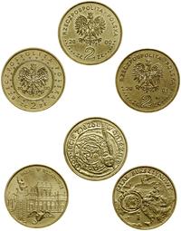 Polska, zestaw: 3 x 2 złote, 2000–2001