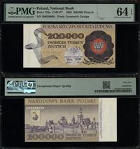 200.000 złotych 1.12.1989, seria R, numeracja 00