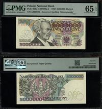 2.000.000 złotych 14.08.1992, seria A, numeracja