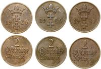 lot 3 x 1 fenig 2x 1926, 1937, Berlin, razem 3 s