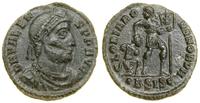 brąz (364–367), Siscia, Aw: Popiersie cesarza w 