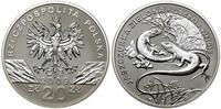 20 złotych 2009, Warszawa, Jaszczurka Zielona – 